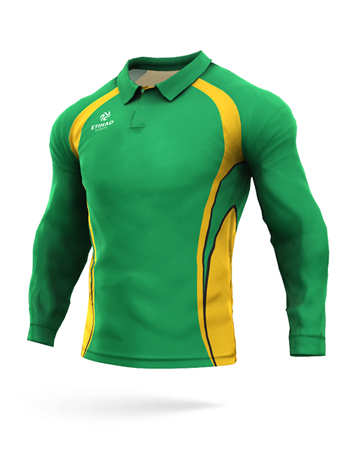  Cricket Long Sleeve Polo Shirt